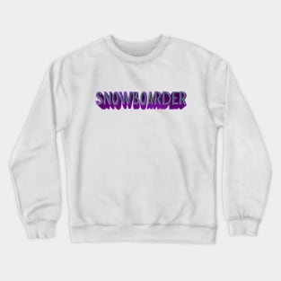 snowboarder Crewneck Sweatshirt